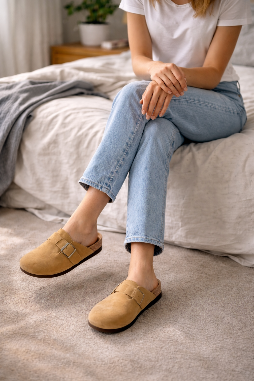 Buckle Clog Mules