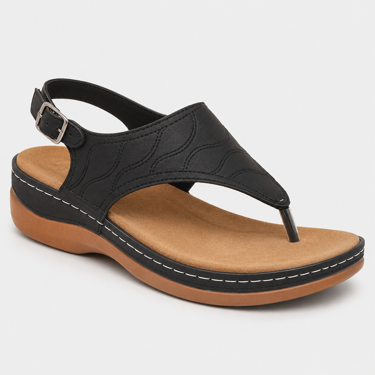 Wedge Sole Ankle Strap Sandals