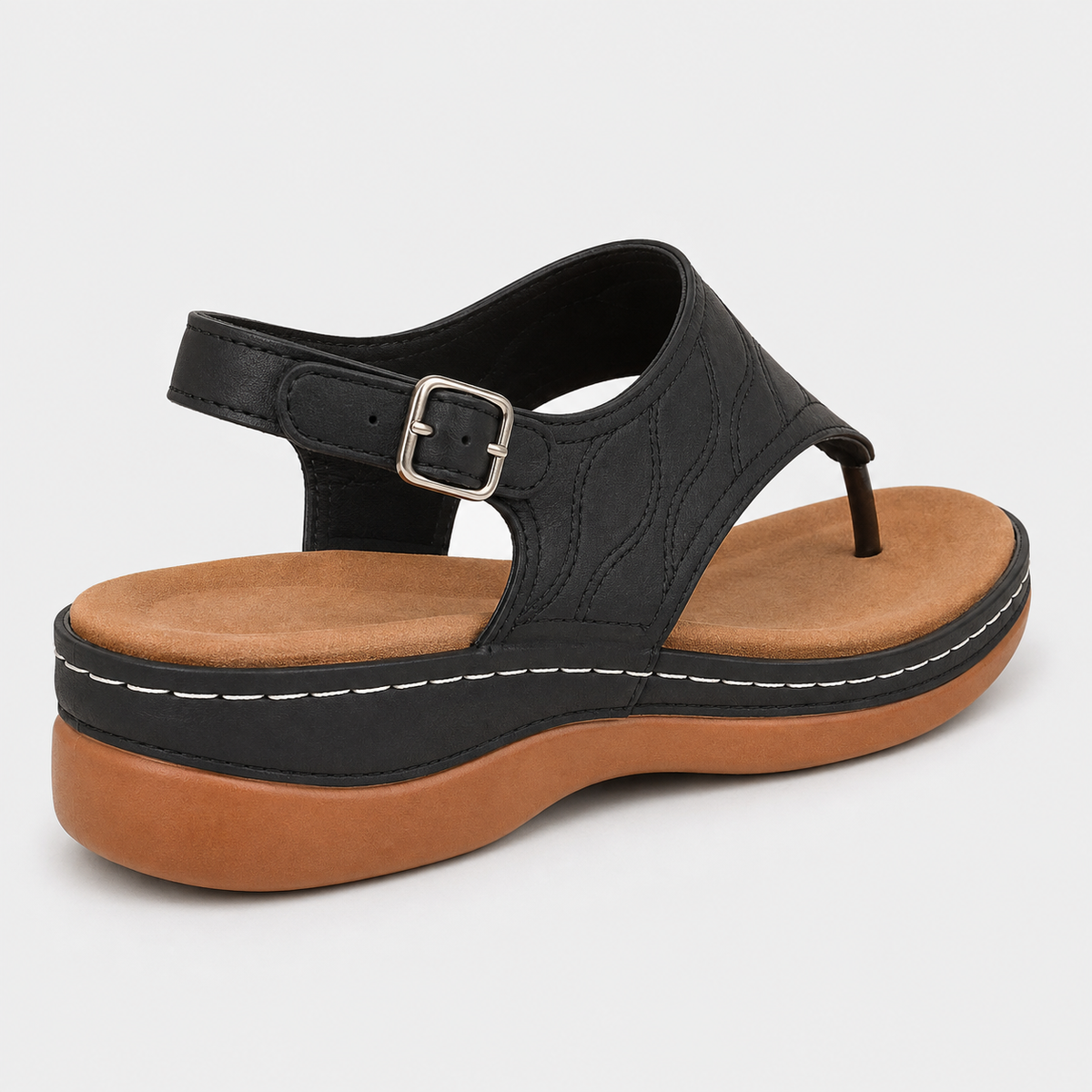 Wedge Sole Ankle Strap Sandals