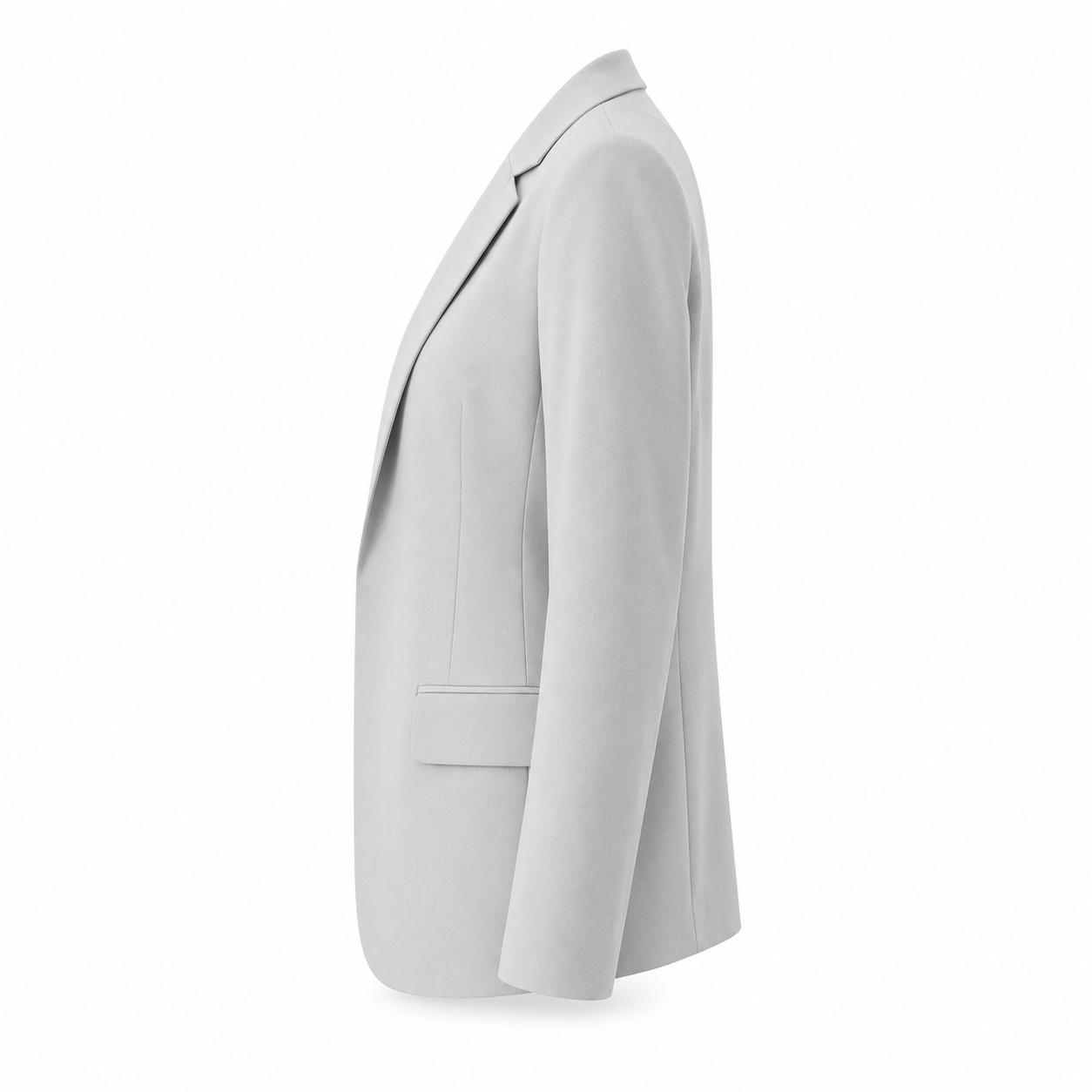 Tailored Fit Structured Blazer With Long Sleeves