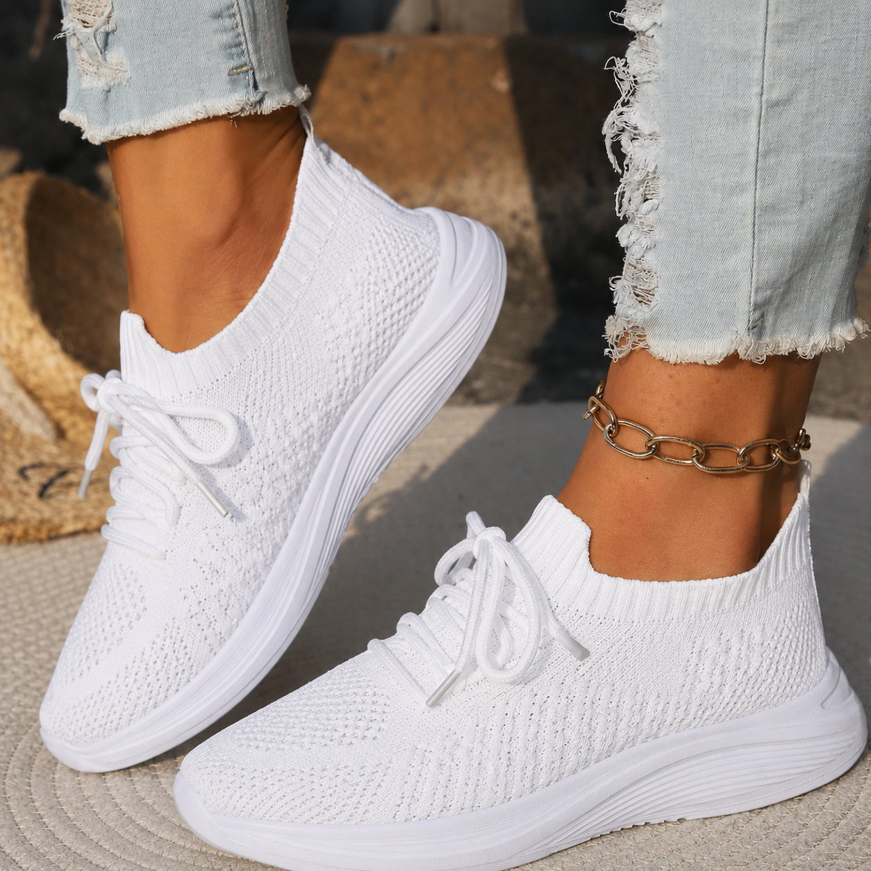 Women's Orthopedic Slip-On Sneakers with Arch Support