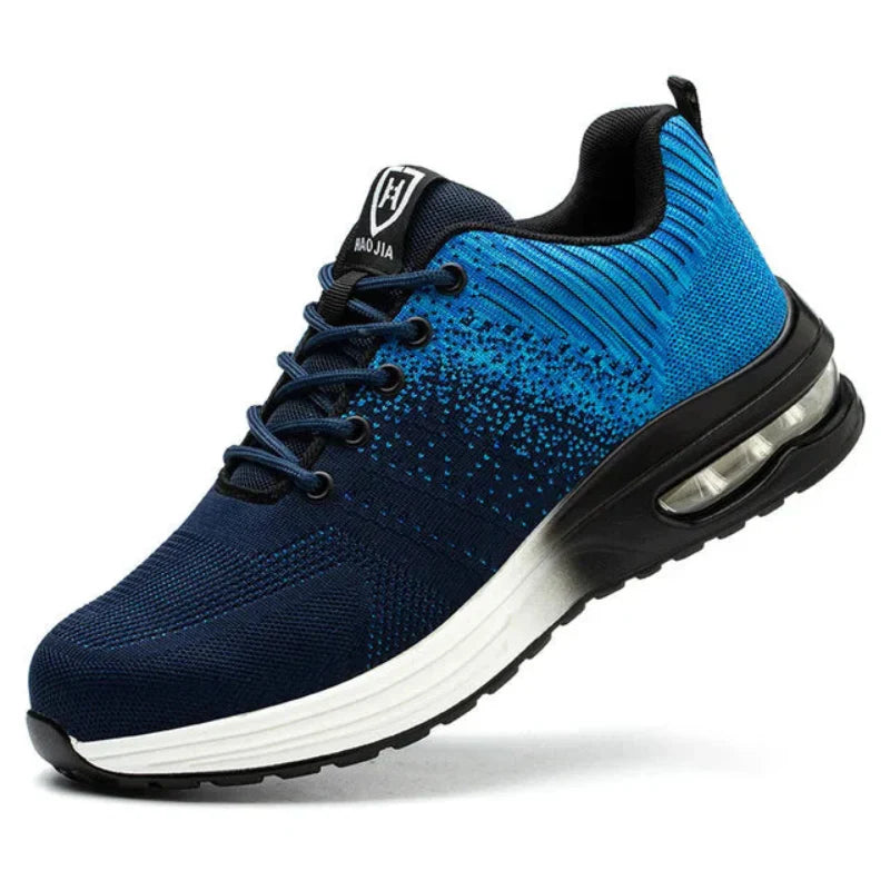 Unisex Air Cushion Steel Toe Safety Sneakers