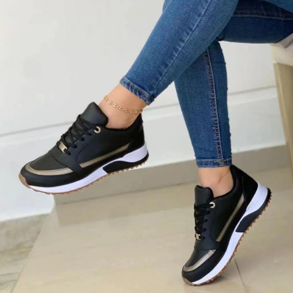 Breathable Mesh Lace-Up Athletic Sneaker