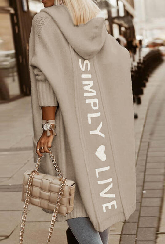 Knee Length Longline Coat for Everyday Wear