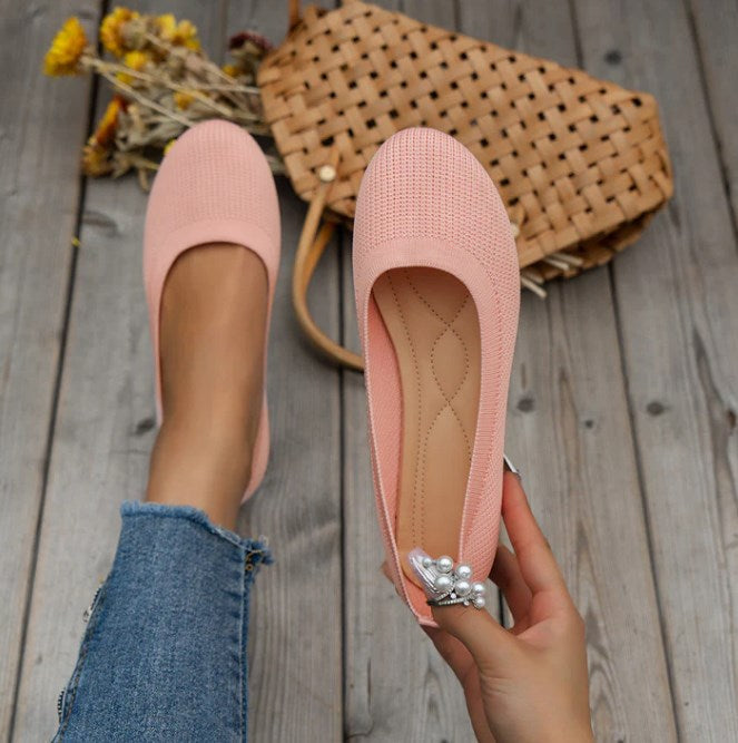 Orthopedic Mesh Upper Ballet Flat