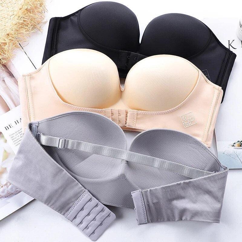 Women's Strapless Push-Up Comfort Bra
