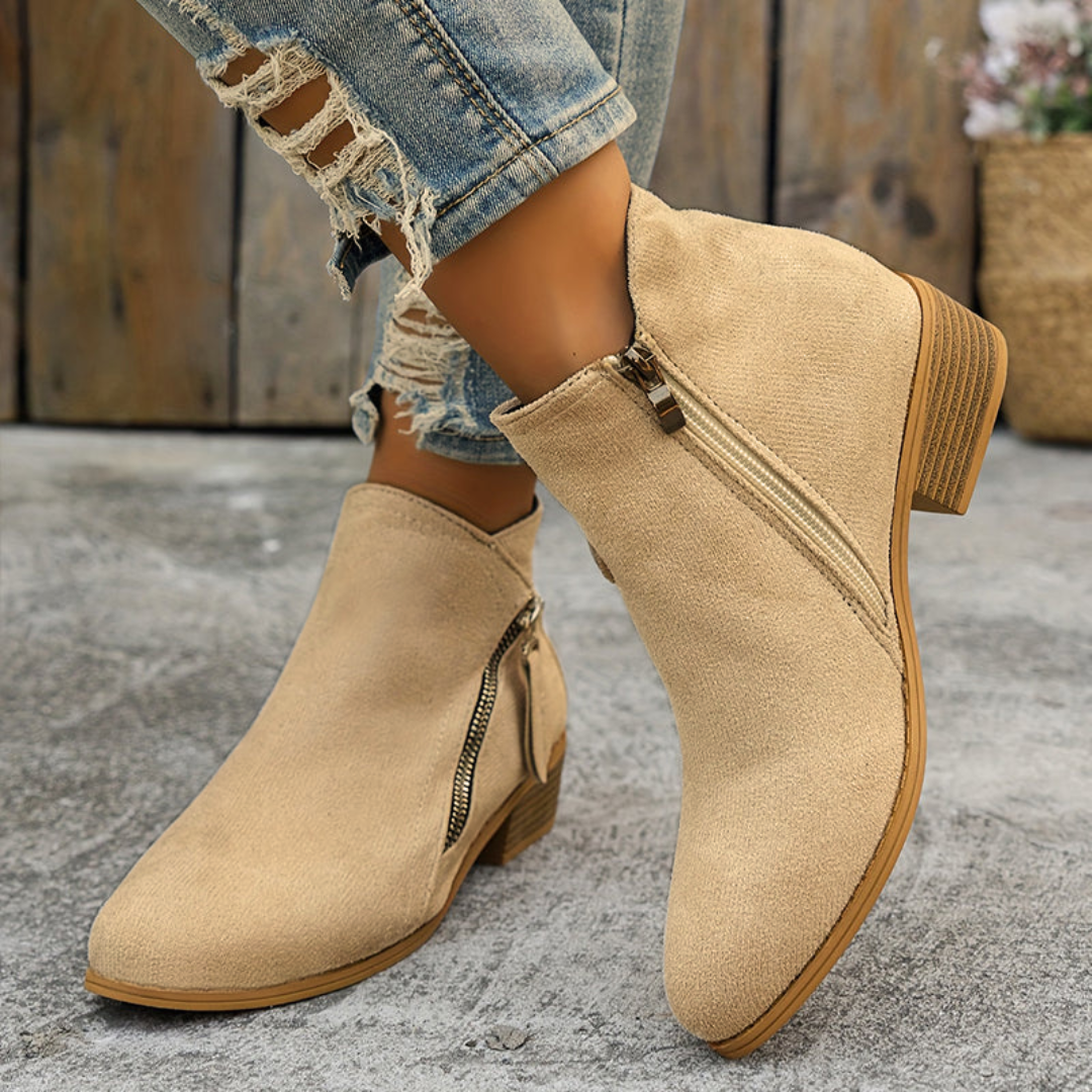 Joanna Zipper Closure Orthopedic Comfort Shoes