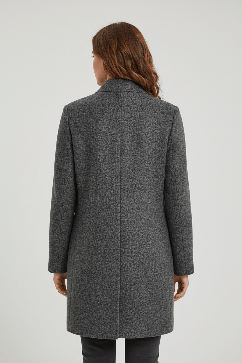 Charlotte Davies Wool-Blend Tailored Overcoat