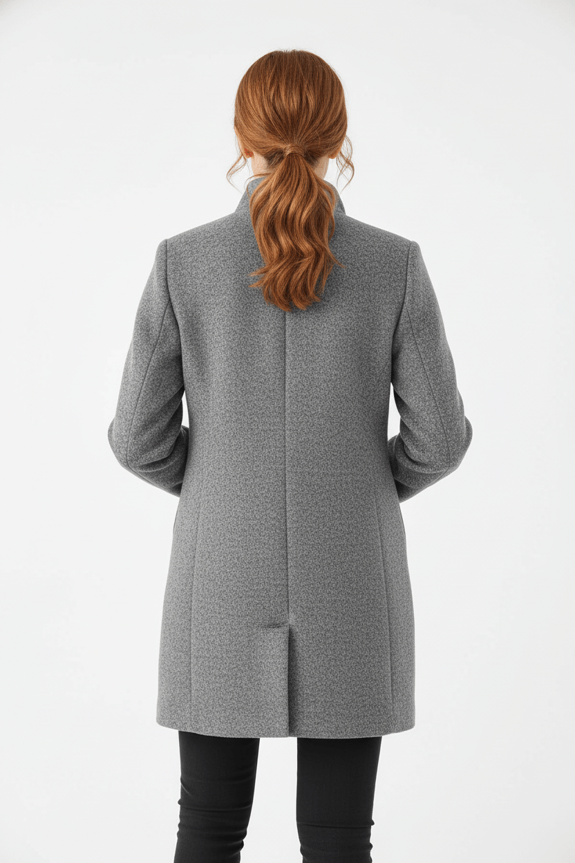 Charlotte Davies Wool-Blend Tailored Overcoat