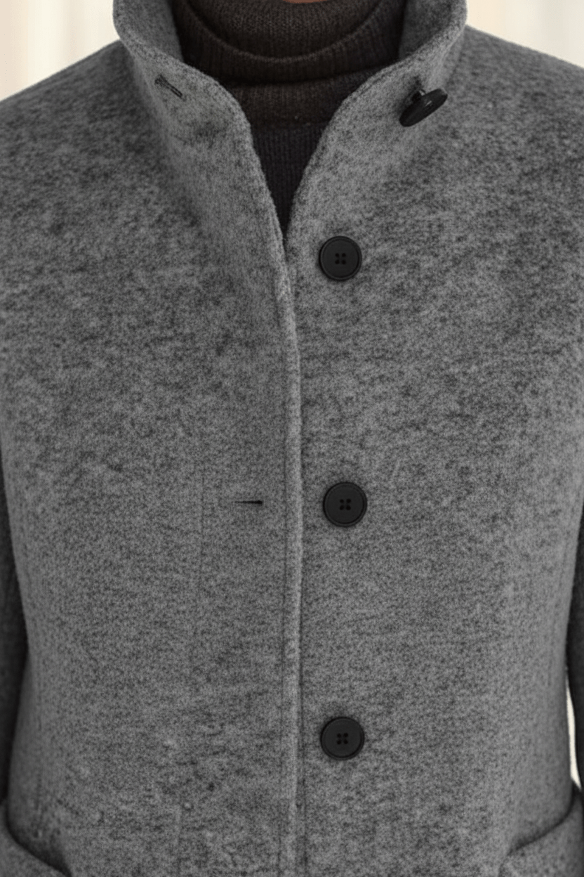 Charlotte Davies Wool-Blend Tailored Overcoat