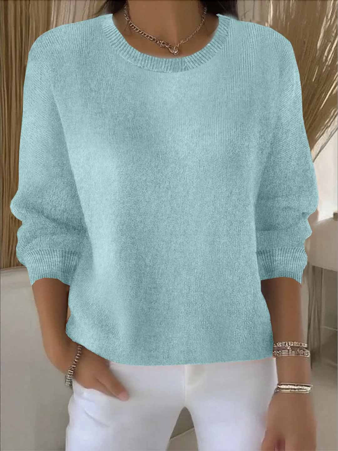 Relaxed Fit Everyday Knit Sweater