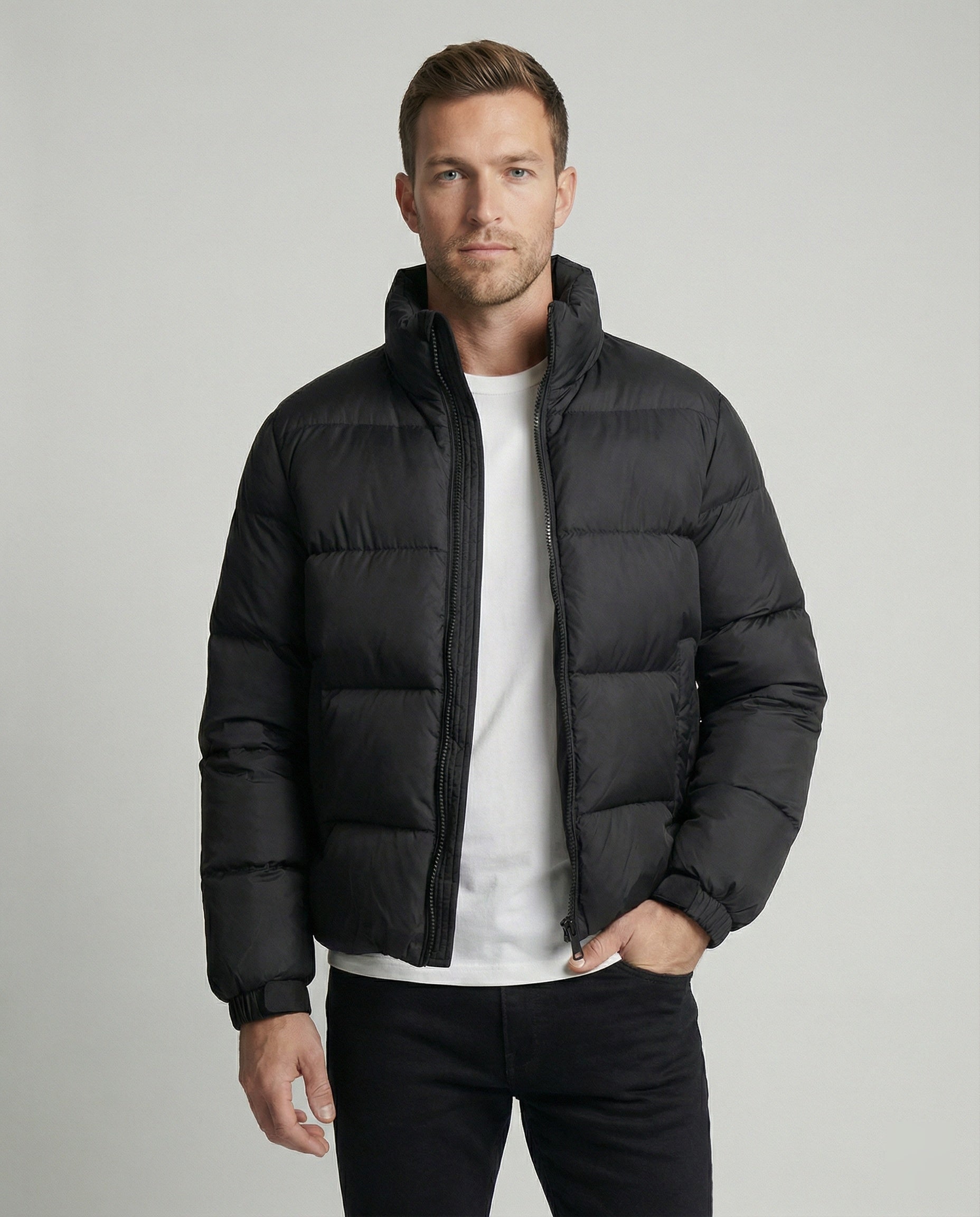 Men's Hooded Puffer Jacket