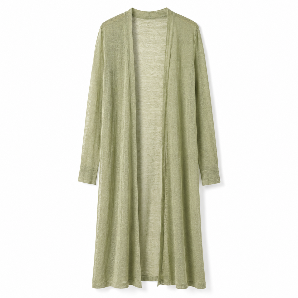 Long Warm Knit Cardigan