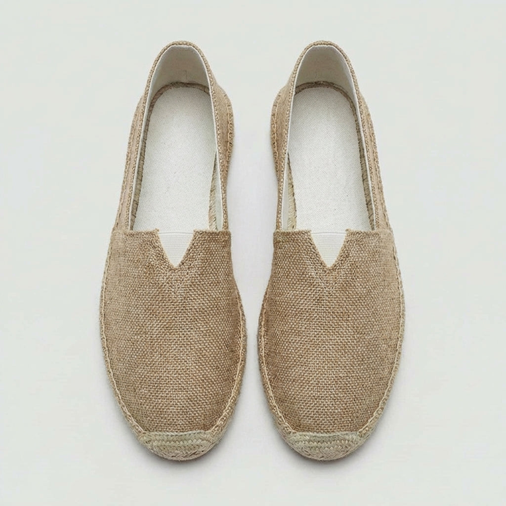 Brookshire Linen Espadrille Loafers for Men