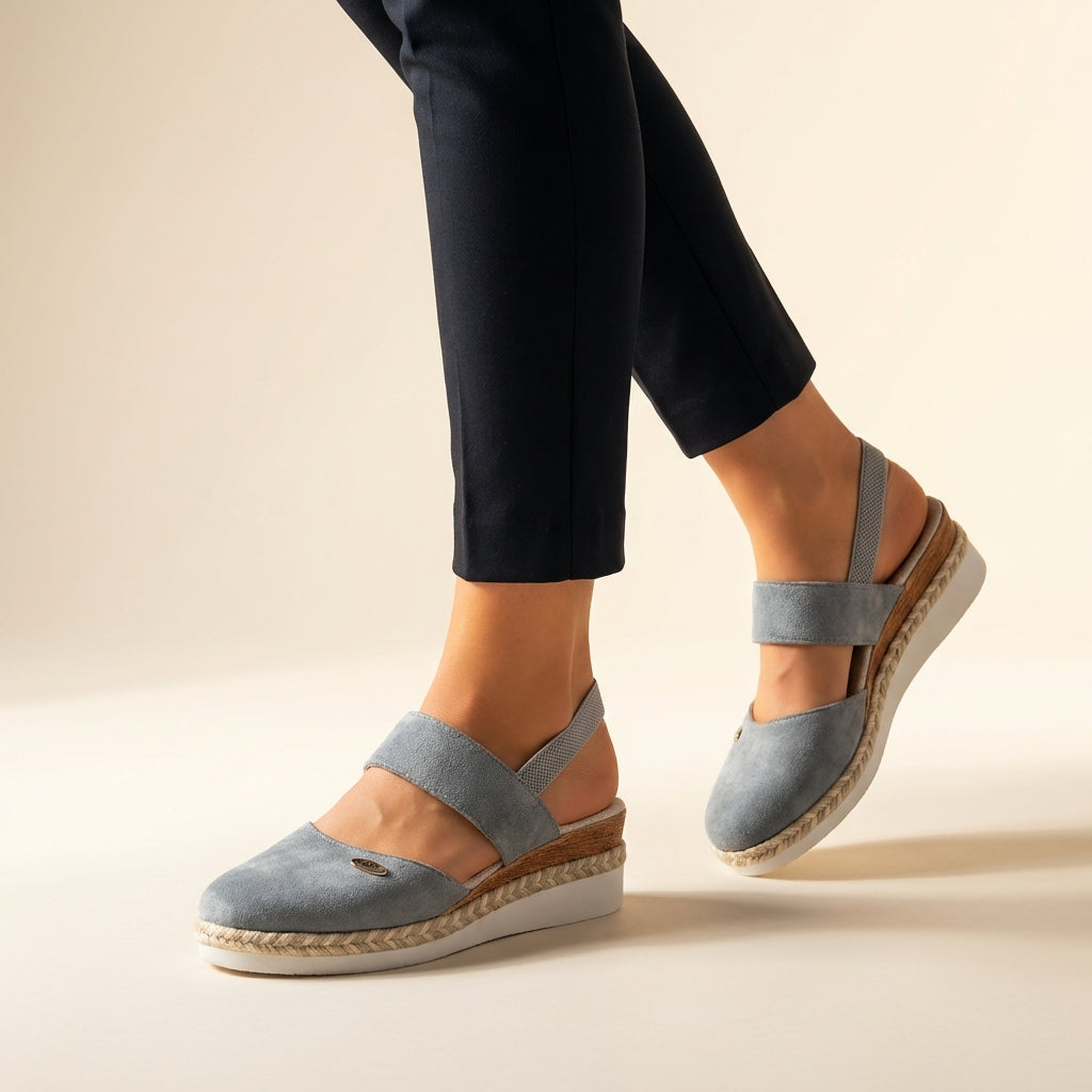 Comfort Fit Platform Espadrille Sandals