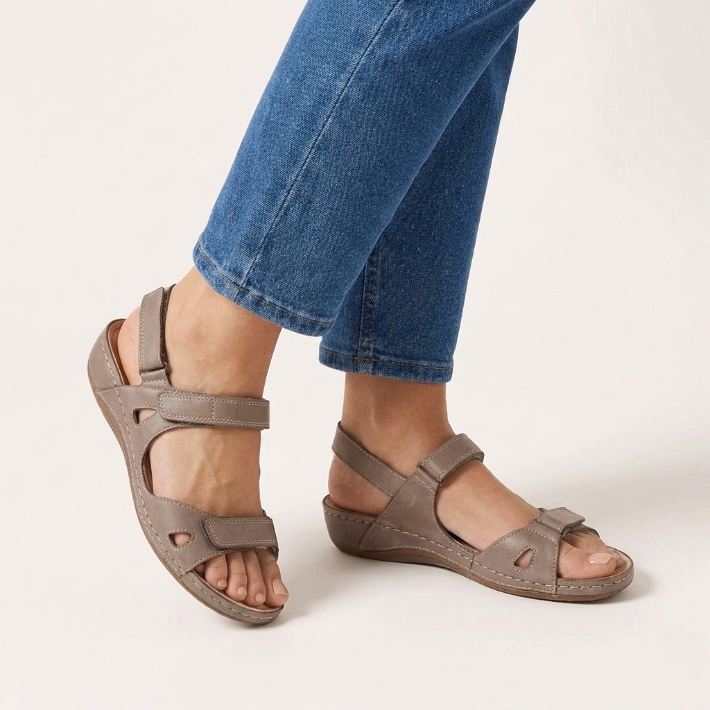 Adjustable Strap Comfort Flat Sandals for Summer