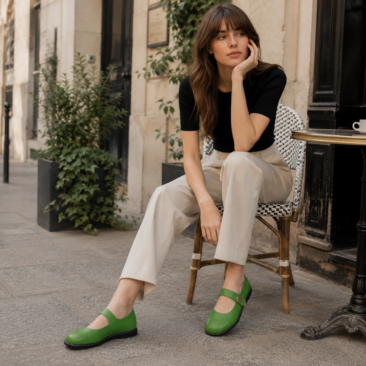 Buckle Strap Orthopedic Mary Jane Shoes