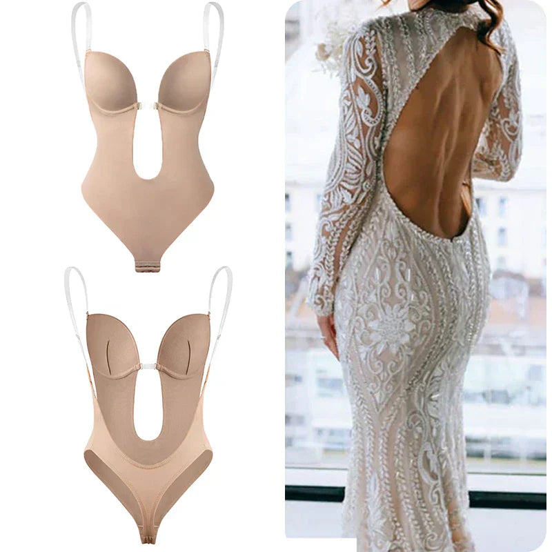 Women's Backless Body Shaper With Hook-and-Eye Closure