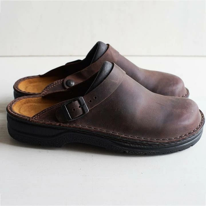 Orthopedic Wooden Sole Shoes