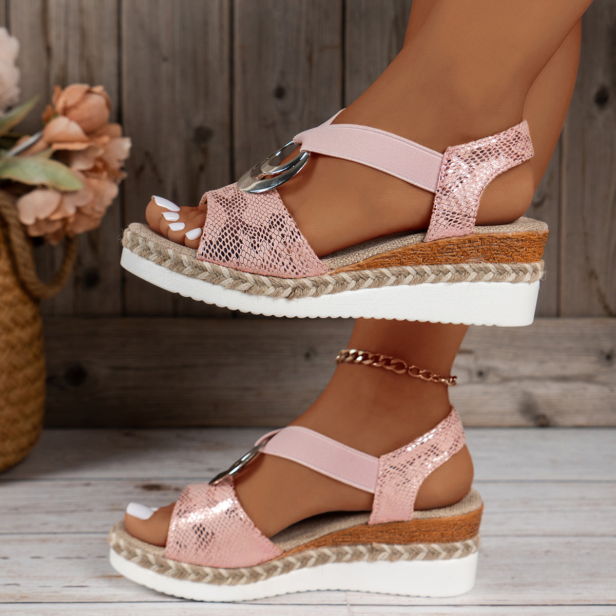 Women's Orthopedic Arch Support Wedge Sandals