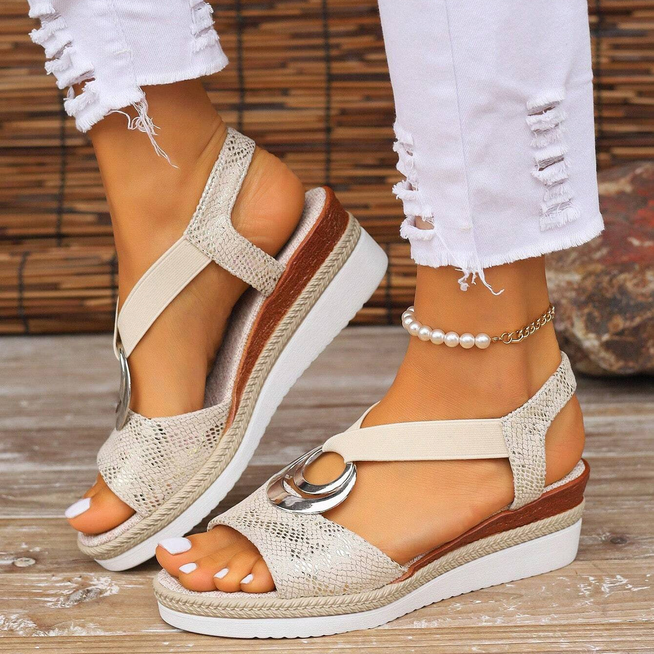 Women's Orthopedic Arch Support Wedge Sandals