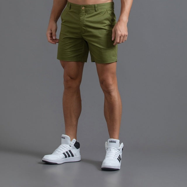 Classic Cotton Chino Shorts for Men