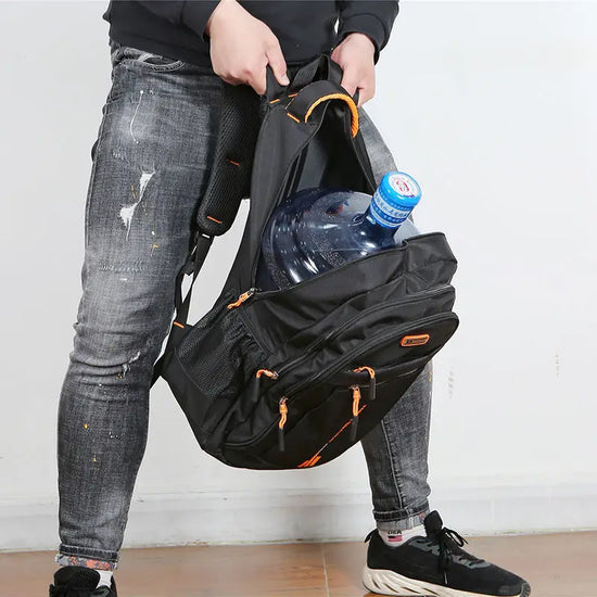 Waterproof Oxford Backpack with Multiple Compartments