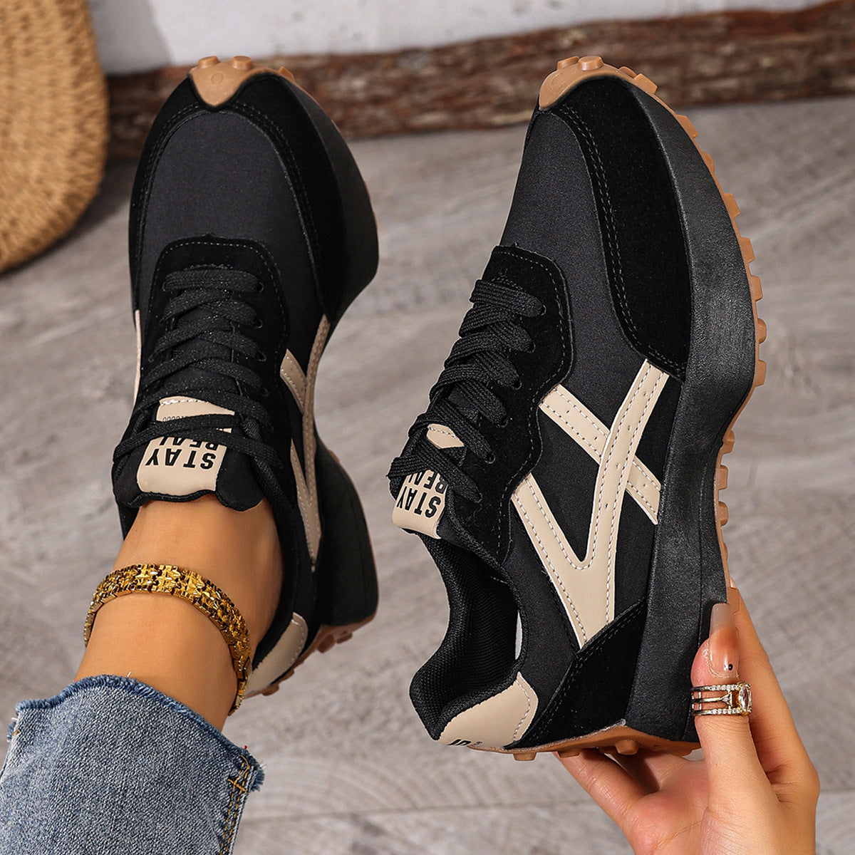 Women's Lightweight Orthopaedic Trainers with Comfort Fit