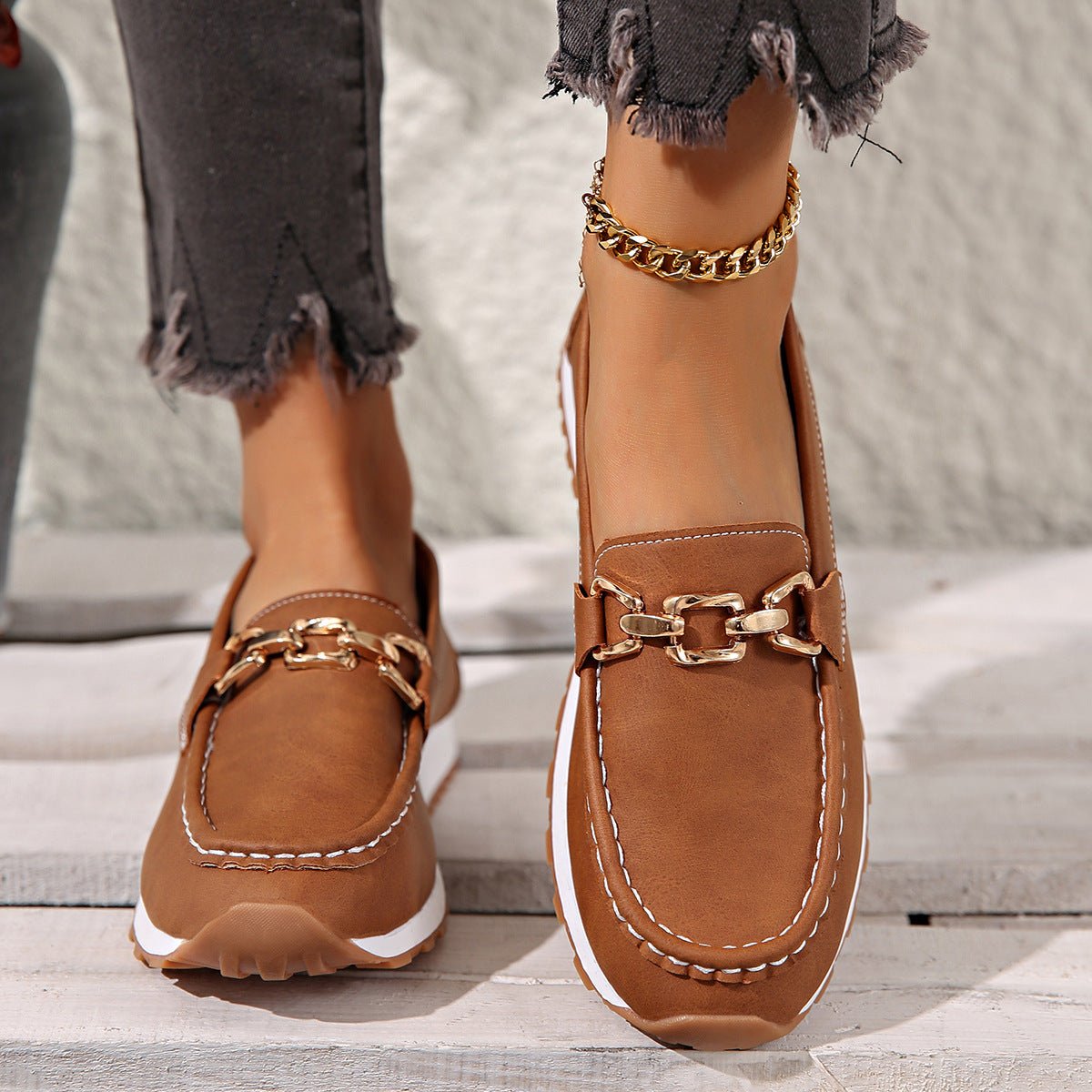 Women's Orthopedic Suede Loafers with Arch Support