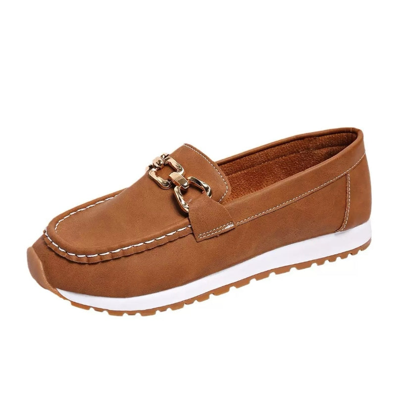 Women's Orthopedic Suede Loafers with Arch Support