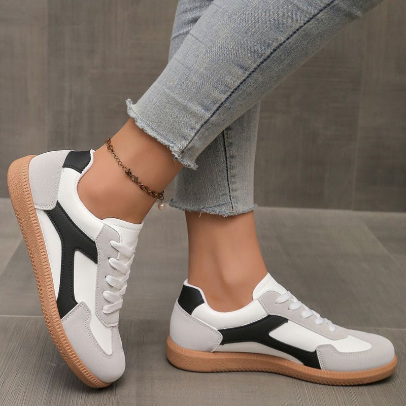 Retro Suede Trainers with Everyday Support