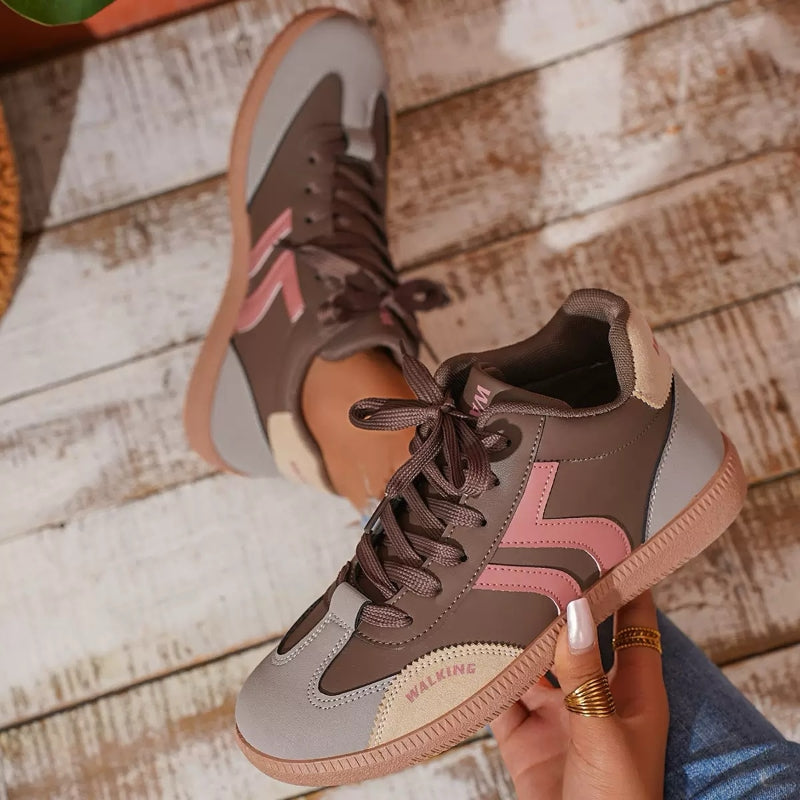 Retro Suede Trainers with Everyday Support