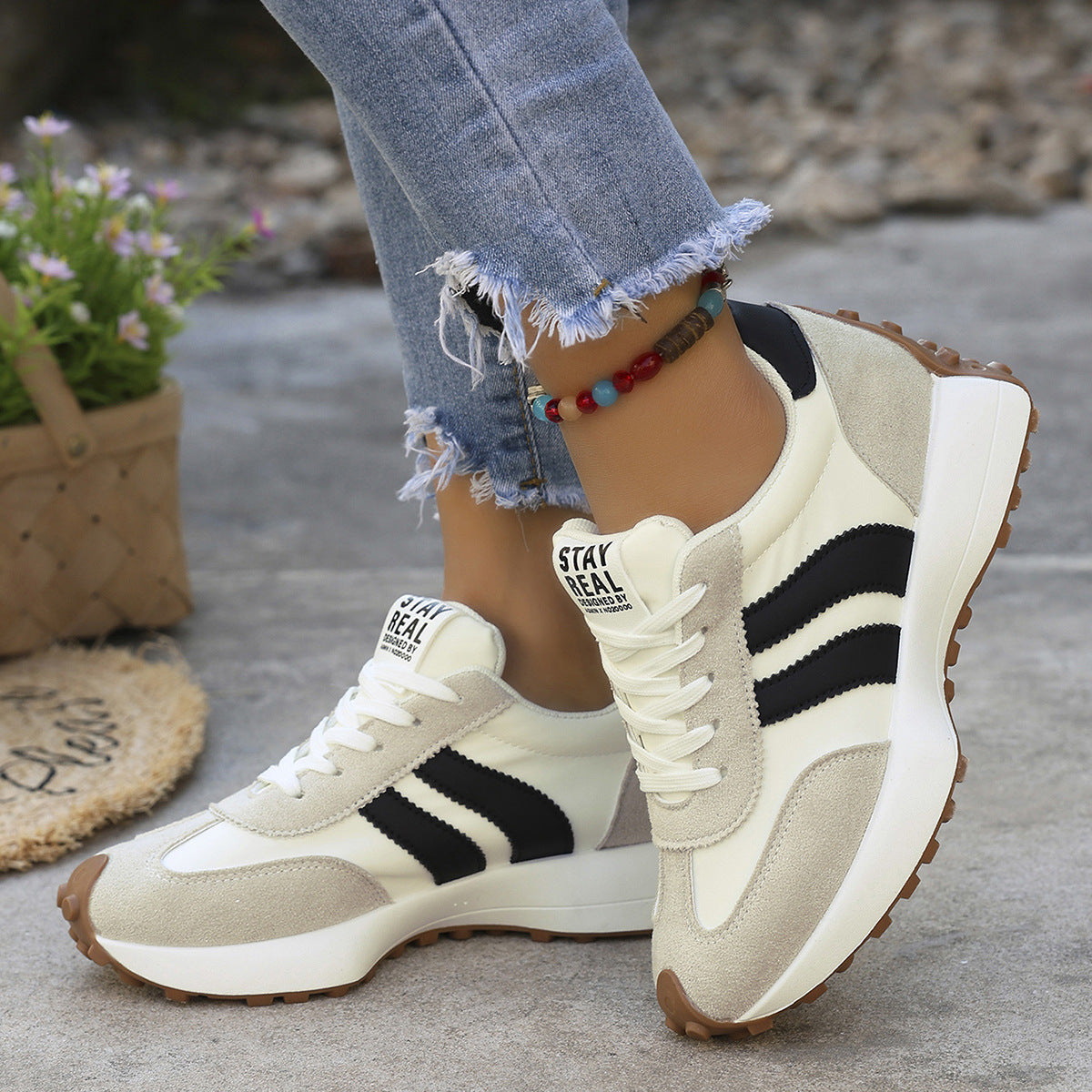 Women's Lightweight Orthopaedic Trainers with Comfort Fit