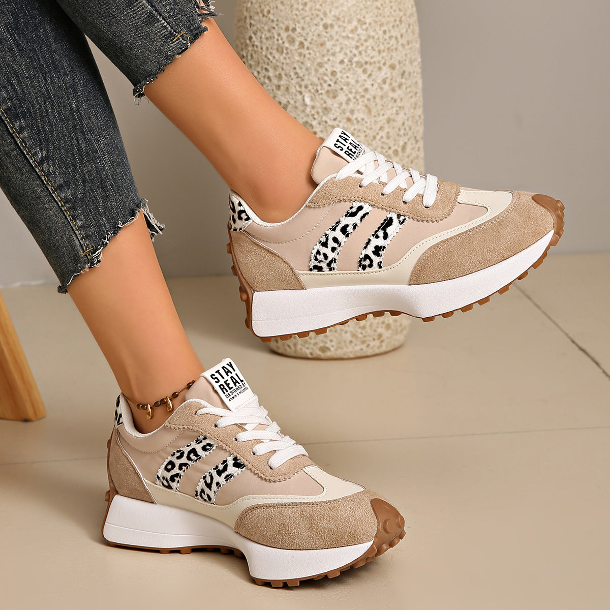 Women's Lightweight Orthopaedic Trainers with Comfort Fit