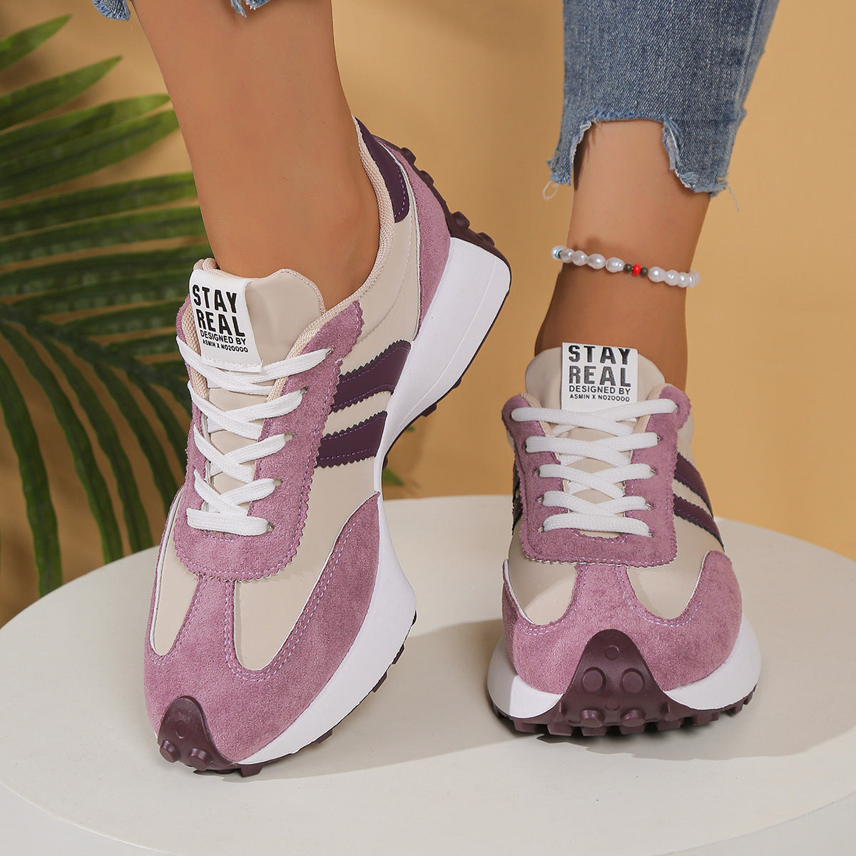 Women's Lightweight Orthopaedic Trainers with Comfort Fit