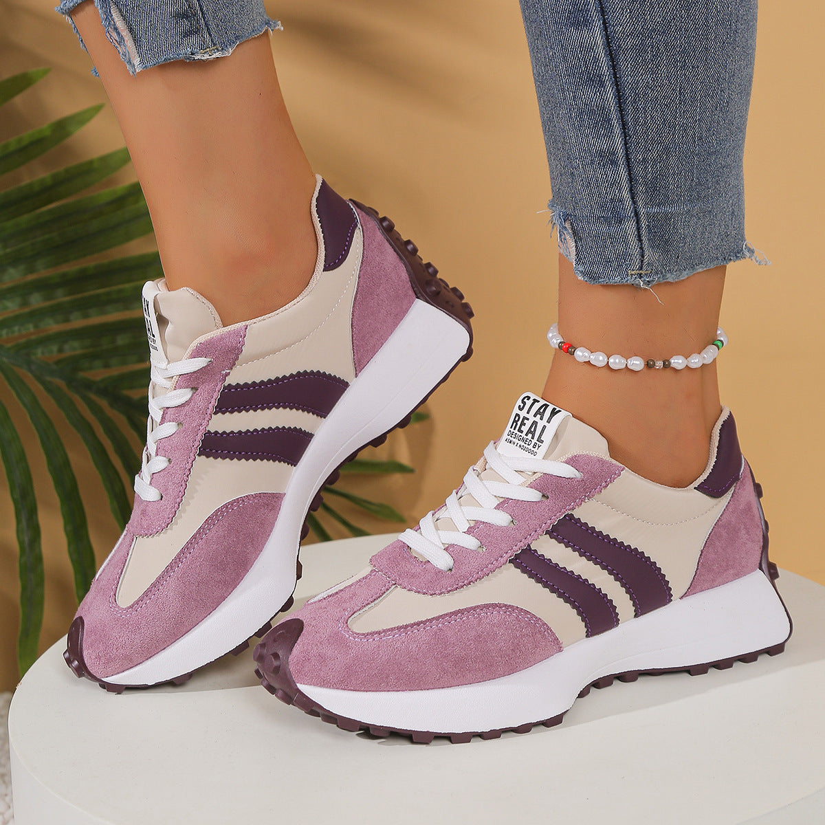 Women's Lightweight Orthopaedic Trainers with Comfort Fit