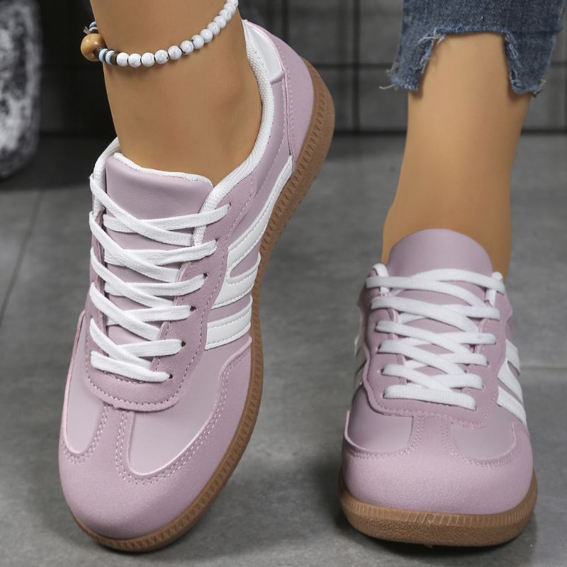 Retro Suede Trainers with Everyday Support