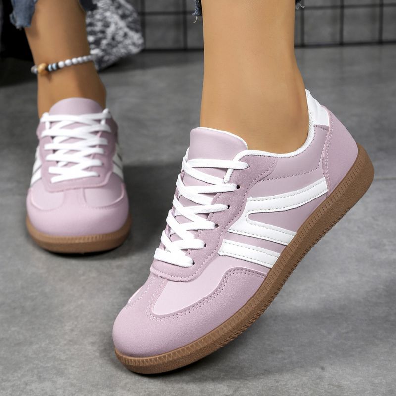 Retro Suede Trainers with Everyday Support