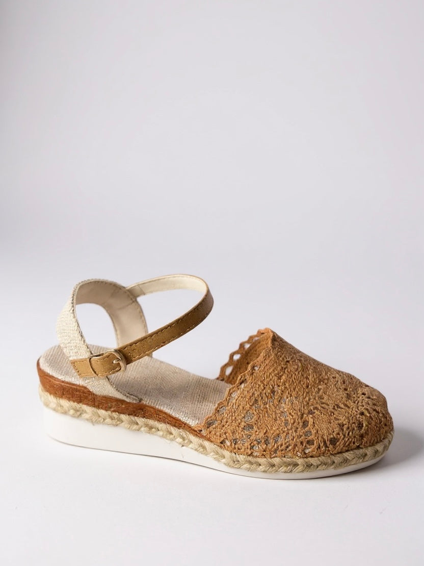 Women's Boho Espadrille Wedge Ankle Strap Sandals