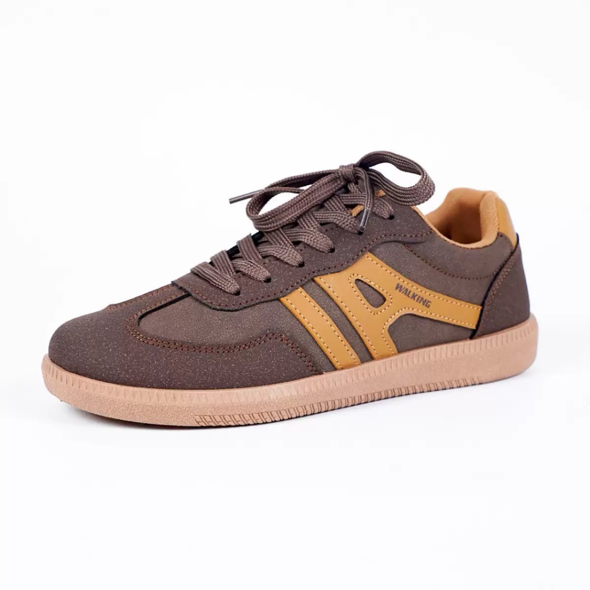 Retro Suede Trainers with Everyday Support