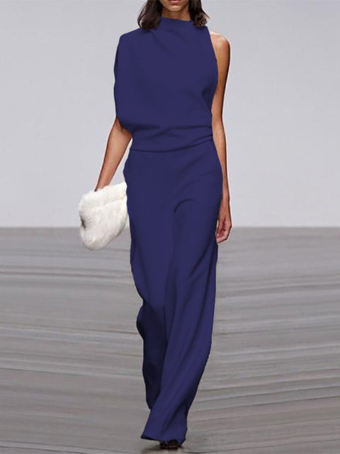 Sleeveless Wide-Leg Jumpsuit for Women