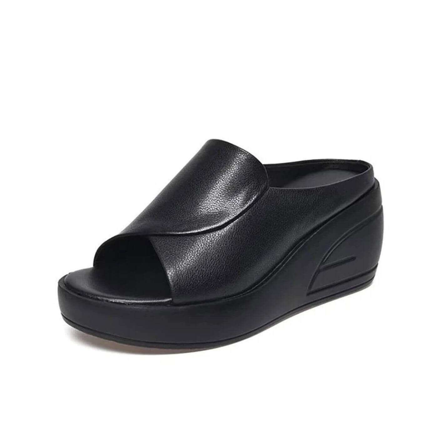 Orthopedic Comfort Slip-On Wedge Sandals