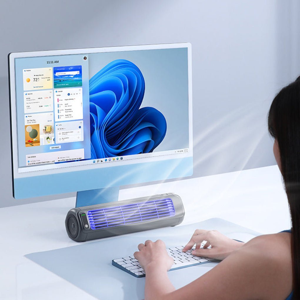 Cordless Portable Air Conditioner with Rotating Airflow