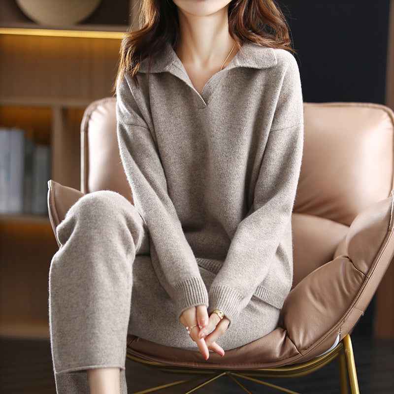 Soft Knit Minimalist Two-Piece Set