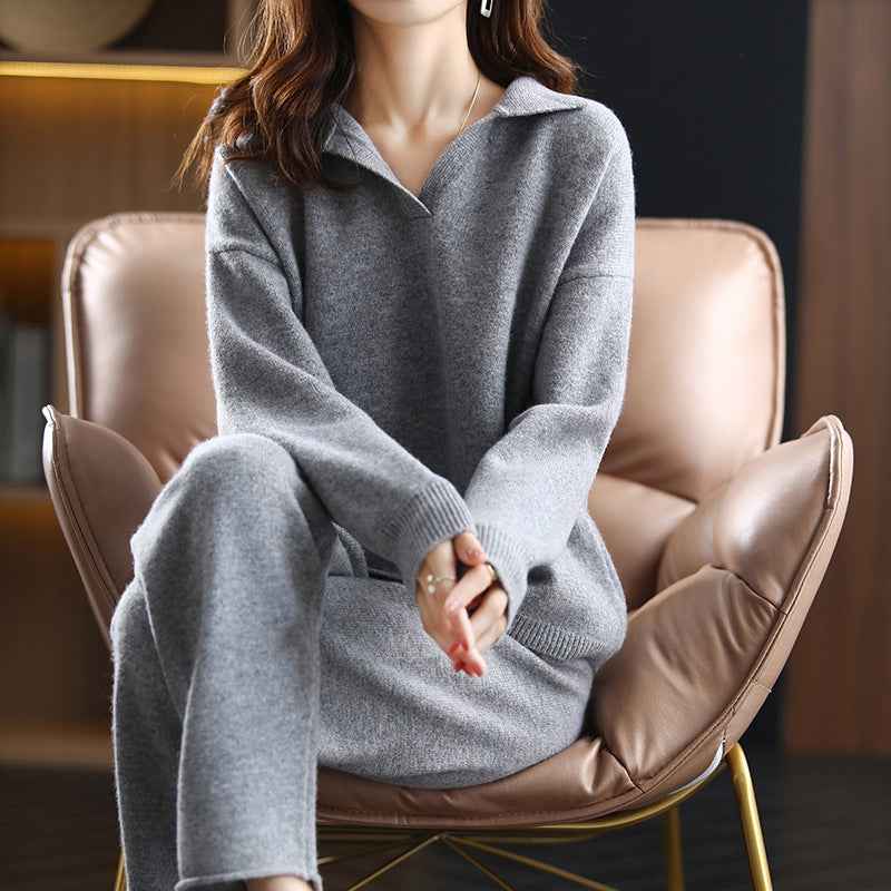 Soft Knit Minimalist Two-Piece Set