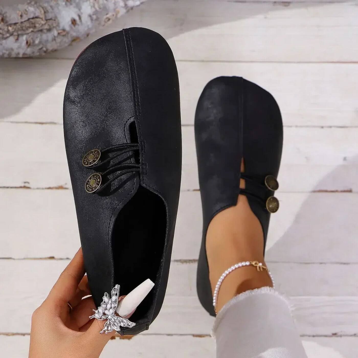Orthopedic Arch Support Shoes With Cushioned Sole
