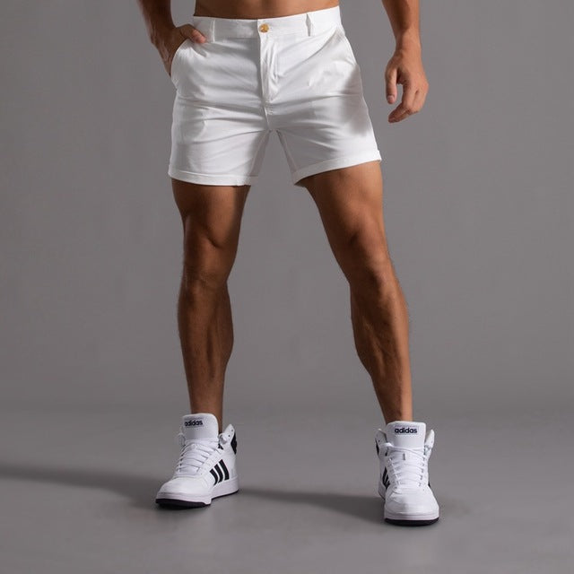 Classic Cotton Chino Shorts for Men