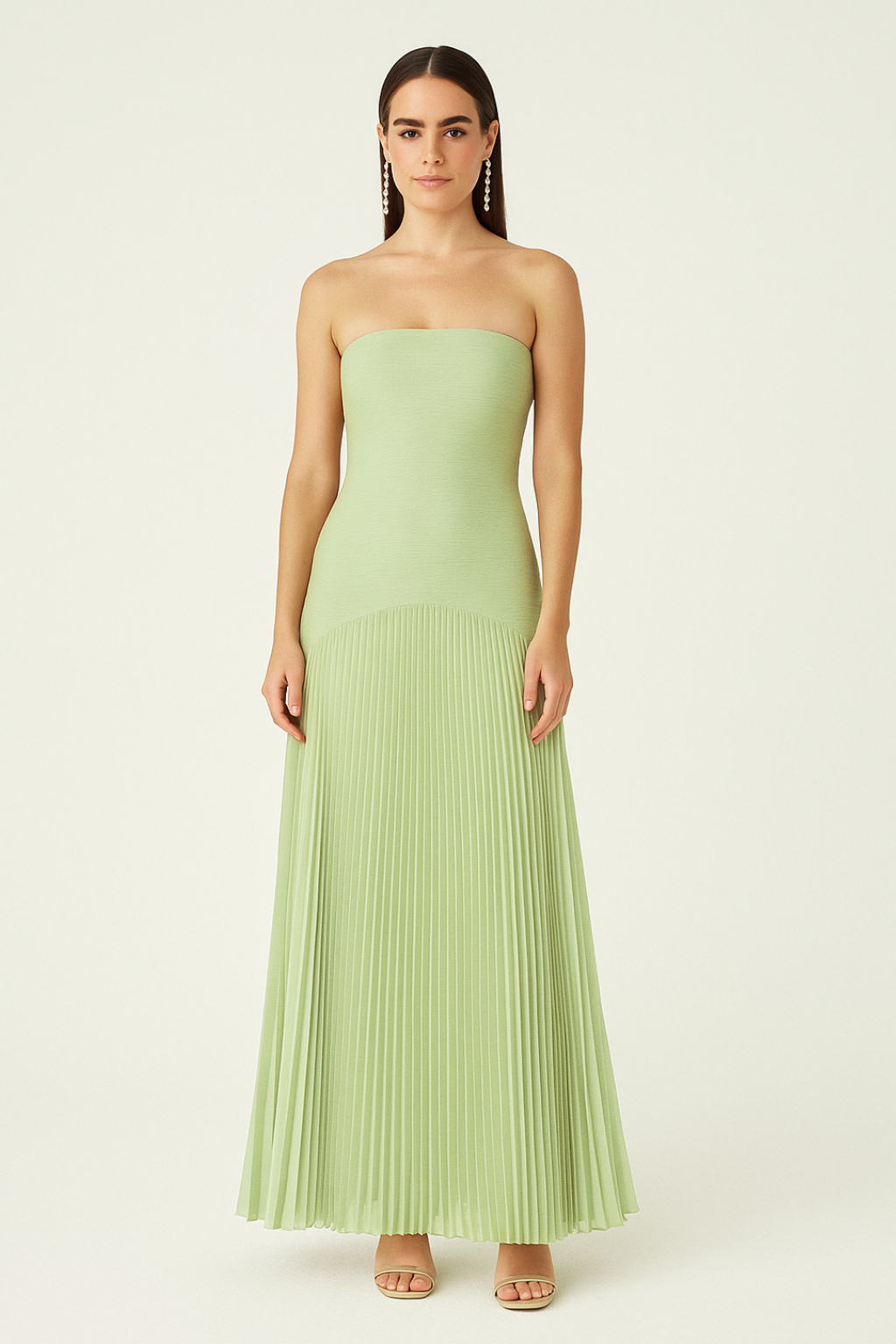 Sleeveless Maxi Dress for Women - Drop-Waist Flowing Casual Summer Dress