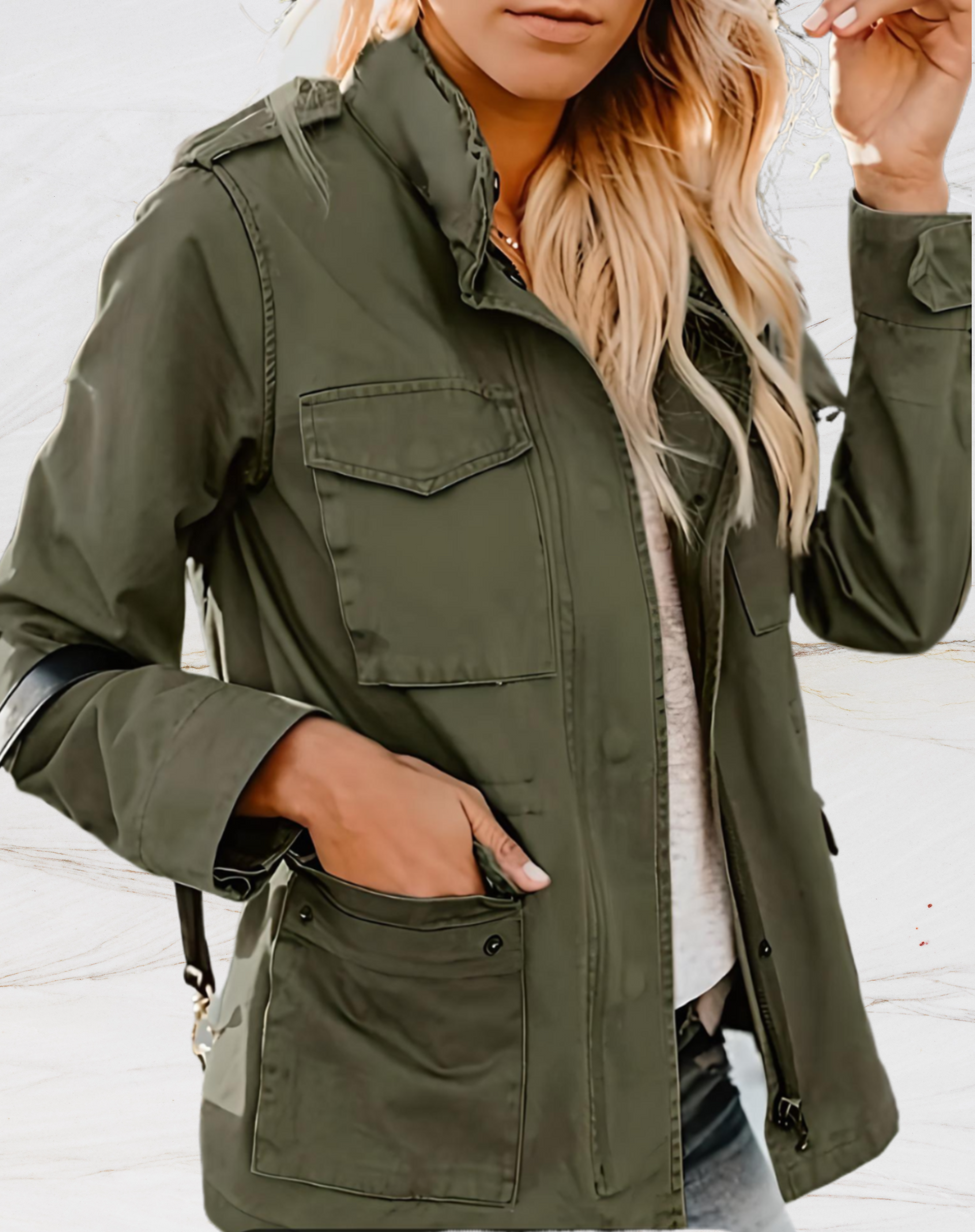 Casual Multi-Pocket Utility Jacket