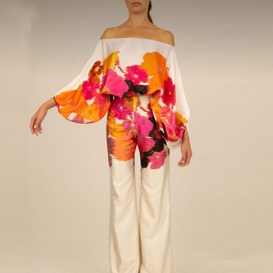 Women's Off-Shoulder Summer Two-Piece Set